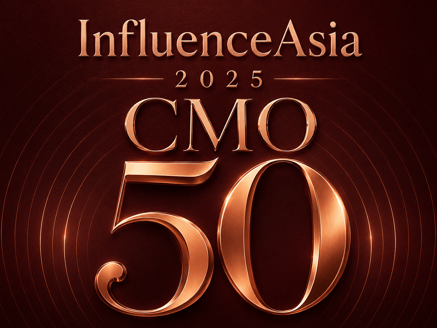 InfluenceAsia 2025 CMO 50